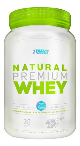 Natural Premium Whey X 2 Lbs (908 G.) Star Nutrition