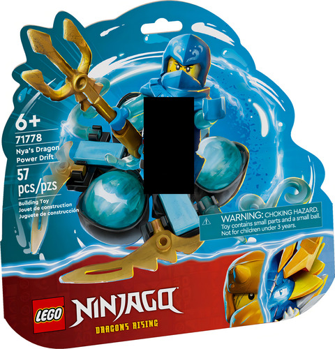 Kit Lego Ninjago Nya Dragon Power Derrape Spinjitzu 71778