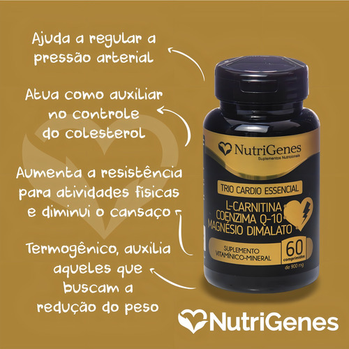 3x Solução De Sinatra - Trio Cardio + D- Ribose Nutrigenes