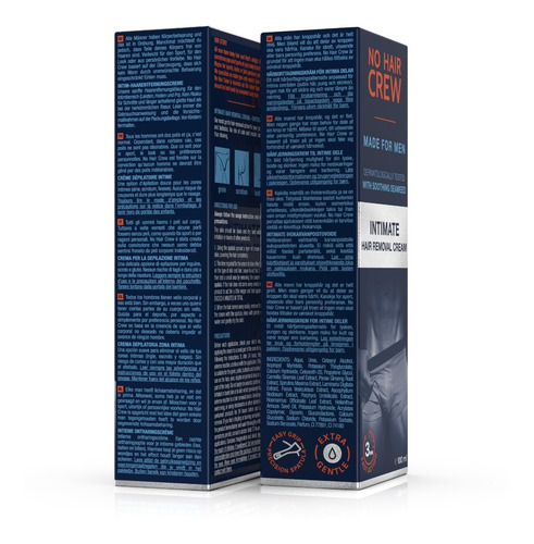 Duo No Hair Crew Intimate Crema Depilatoria Íntima Hombre