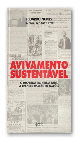 Avivamento Sustentável: Avivamento Sustentavel, De Nunes, Eduardo. Editora Quatro Ventos, Capa Mole, Edição 2 Em Português, 2022