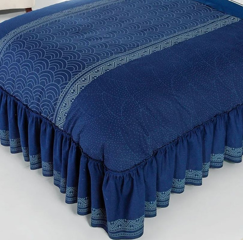 Edrecolcha Fabricio King Size C/3 Cojines+sábanas+ Cortinas