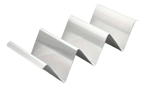 Bandeja Plato Soporte Taco Holders (3 Separaciones) Acero