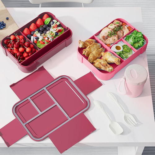 Lonchera Bento Para Niños, Lonchera Bento A Prueba De Fugas