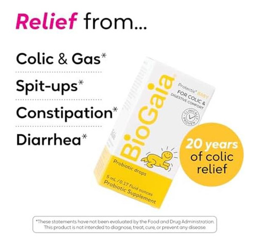 Pediact Biogaia Protectis Probiótico Gotas Para Bebés Cólico