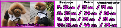 Imagem 4 de 5 de Roupinha Para Macho Para Seu Pet -tam P