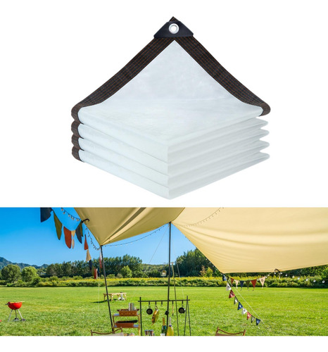 Lona Transparente Multiusos Para Cubrir Plantas, 4x5 Metros