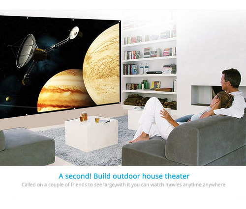 Pantalla De Proyector Para 16:9 H120 Pantalla Blanca Oficina