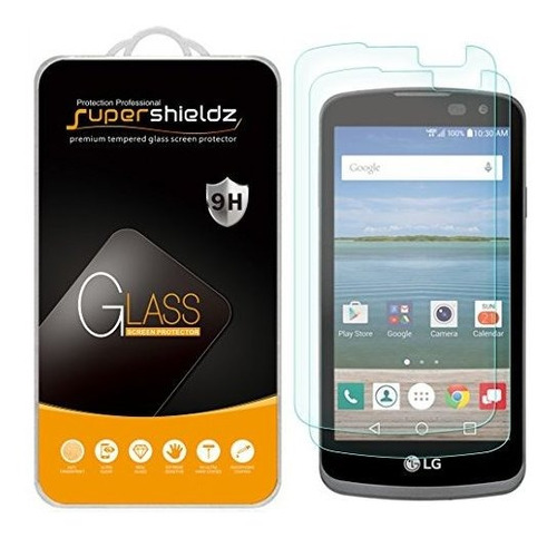 (2 Pack) Supershieldz Para LG Optimus Zona 3, LG Y LG Lte K4