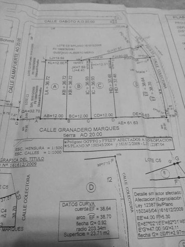 Venta Lotes Ideales Para Empresa De Transporte 2263m2 - Salida Ao12 - San Lorenzo - Villa Felisa