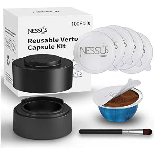 Nessus Reusable Vertuo Capsule Kit, [alseal Ez Fit] F2v4b