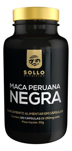 Maca Peruana Negra 120 Cápsulas