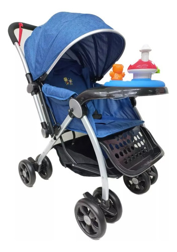 Carriola Baby Tek Mod Hd Reversible Con Charola Musical