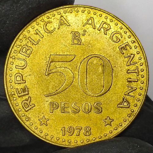 Argentina 50 Pesos 1978 Moneda Antigua