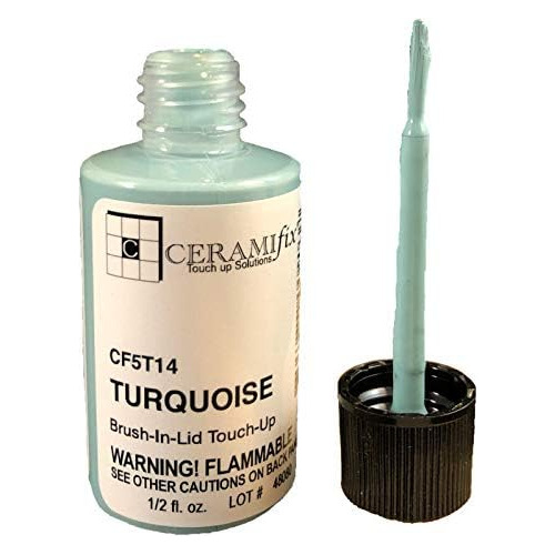 Ceramifix Pintura De Retoque Turquesa De 0.5 Oz Azulejo...