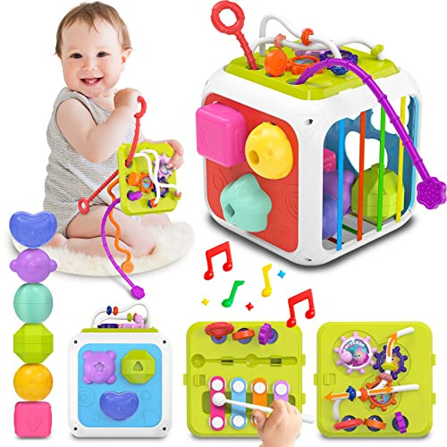 7-in-1 Baby Sensory Montessori Toys For 1 Year Old, Tod...