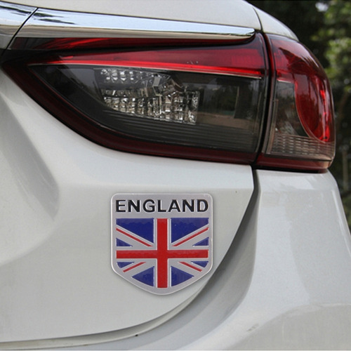 K- Adhesivo Metálico Para Coche Estilo Bandera De Inglaterra