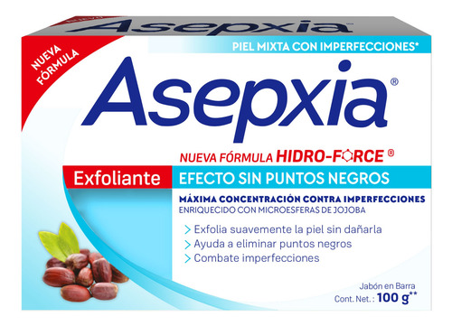 Asepxia Jabón Exfoliante 100g