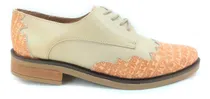 Comprar Zapatos Oxford Bajo Mujer Pia Vitelli Art Osaka Zona Zapatos