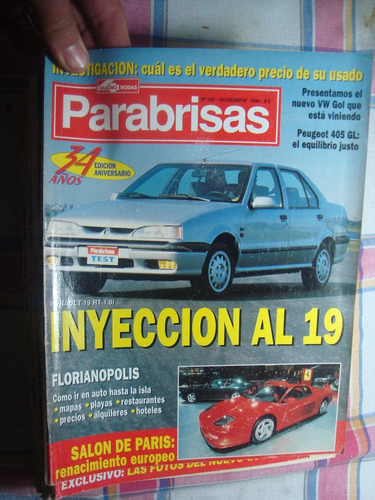 Parabrisas 193 Vw Gol Peugeot 405 Gl Renault 19 Rt 1.81