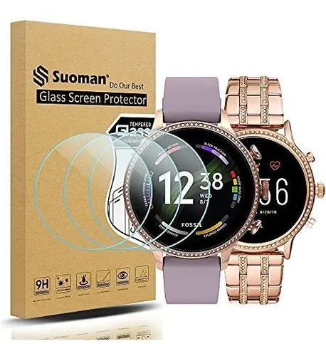 Paquete De 3 Unidades Suoman Para Fossil Gen 5 Julianna Hr Y