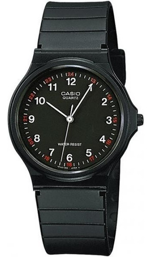 Reloj Casio Mq-24-1bl Super W Resistant Local Centro Obelisc Color de la malla Negro Color del bisel Negro Color del fondo Negro