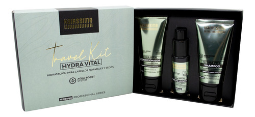 Hairssime Hydra Vital Travel Kit Shampoo Enjuague Serum 6c