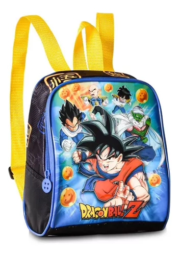 Kit Completo Mochila Infantil Dragon Ball Z Goku Super Rodinhas