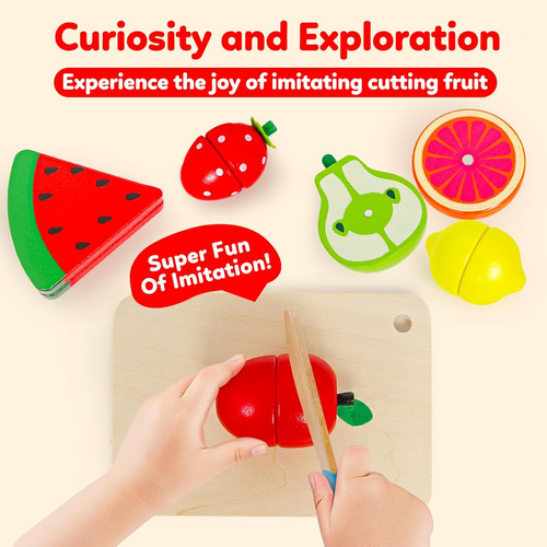 Juego De Juguetes De Madera Para La Cocina De Los Niños, Jue