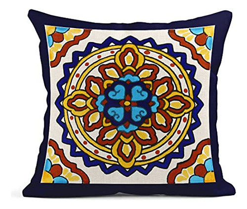 Juego De 4 Fundas De Almohada De Lino 50 X 50 Cm