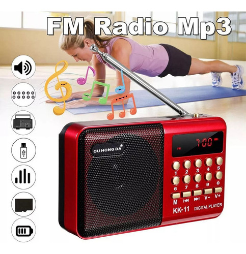 Radio Cnmex Fm Am Sw Portátil Grabadora Reproductor Mp3 Usb Multifuncional Soporte De Radio Digital De Mano Auricular Agujero Usb Tarjeta Tf Recargable Para Ancianos Hogar Al Aire Libre