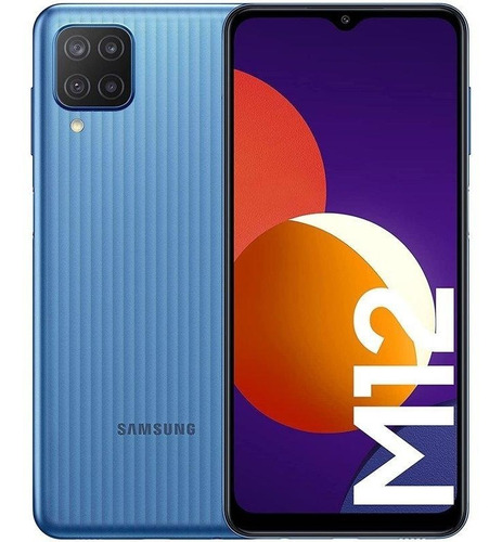 Imagen 1 de 9 de Celular Samsung Galaxy M12 Azul 32gb Dual Sim 3gb Ram