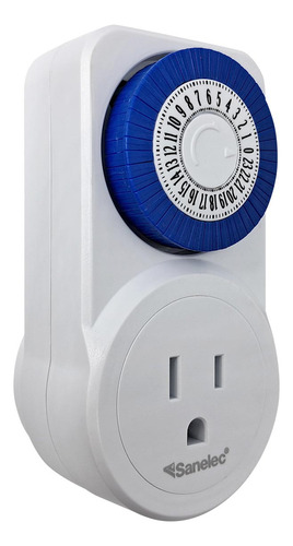 Contacto Con Temporizador Timer Analogico Abs 10a Sanelec