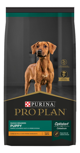 Alimento Pro Plan OptiStart Puppy para perro cachorro de raza grande sabor pollo en bolsa de 13kg
