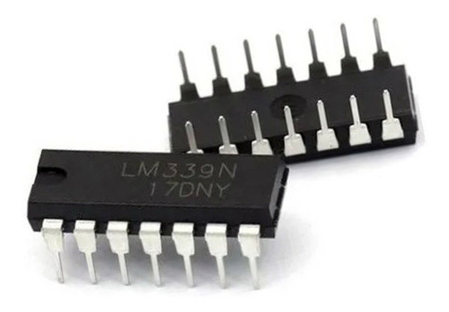 6 X Lm339n Lm339 Cuádruple Comparador De Tensión Dip-14 Ic