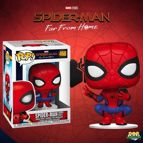 Spiderman 468 Funko Pop Original !! Hero Suit Far From Home | Envío gratis
