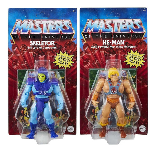 Imagem 10 de 10 de Bonecos He Man E Esqueleto - Master Of The Universe - Mattel