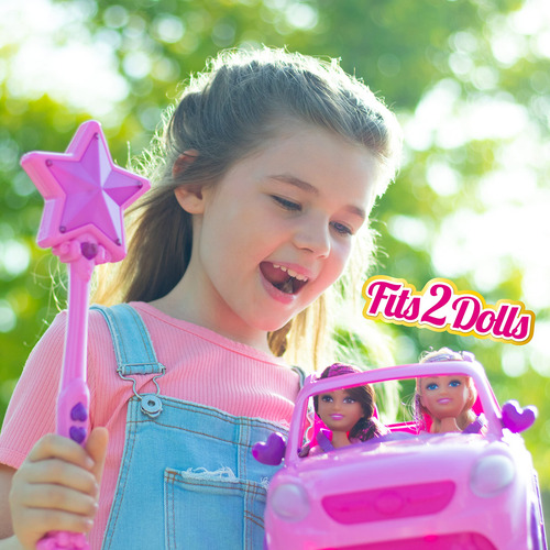 Coche Controlado Por Radio Sparkle Girlz Pink De Zuru Para N