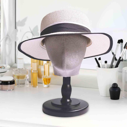 Cabeza De Maniquí Para Pelucas, Soporte De Base Negra