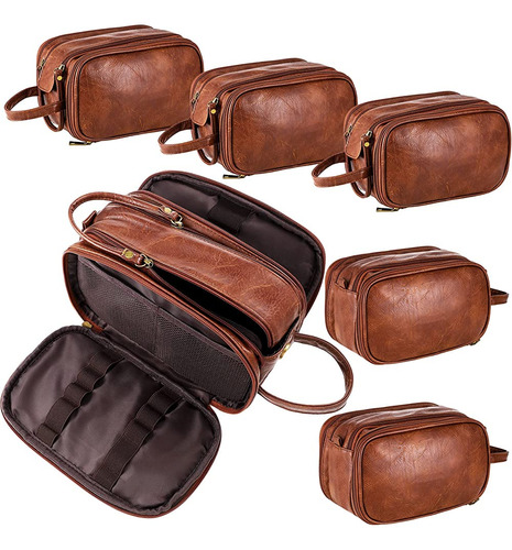 ~? 6 Pcs Padrinos De Boda Regalos Bolsa De Aseo Para Hombres