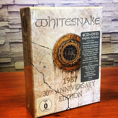 Whitesnake 1987 30th Edition Box Set 4 Cds Dvd Import 