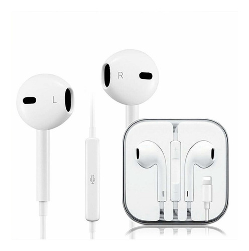Imagen 1 de 10 de Auricular Compatible iPhone iPad Llamadas Música
