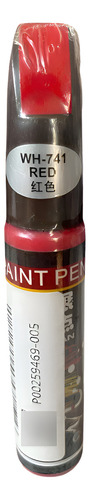 Caneta Tinta Zhandian Reparo Automotivo Cobertura De Riscos Cor Wh-741 Red