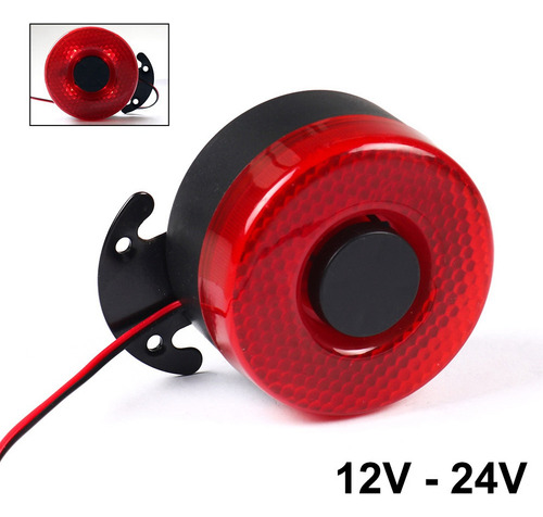 Sirena De Advertencia Automática De 12 V-24 V, 105 Db, Alar