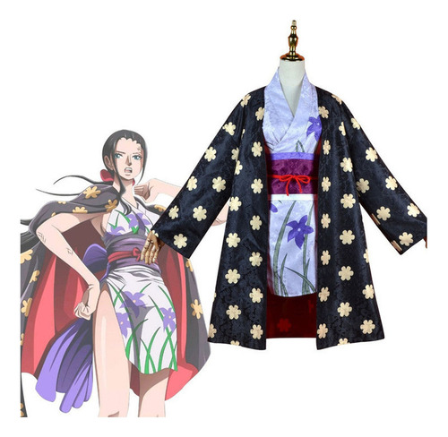 Traje De Robin Kimono Cos Con Patrón Oscuro