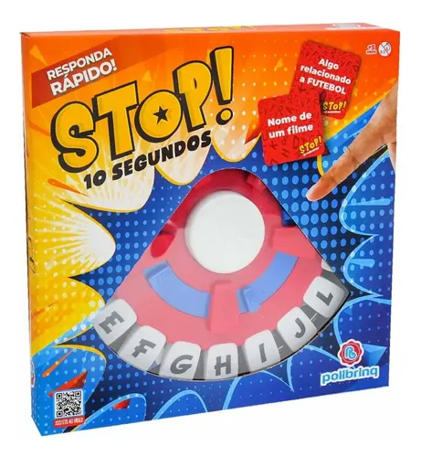 Back Stop Roda Brinquedo Educativo Jogo De Palavras Tipo Stop Roda Tapple | Frete grátis