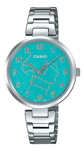Reloj Casio Ltp-e07d-3a Para Mujer De Acero Inoxidable
