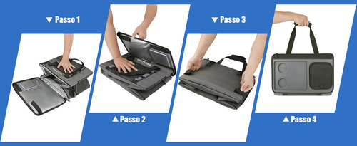 INSMEER Bolsa Térmica 70 Latas Tampa Dura Dobrável com 2 Porta-Copos, Impermeável e Portátil Cooler para Praia e Acampamento