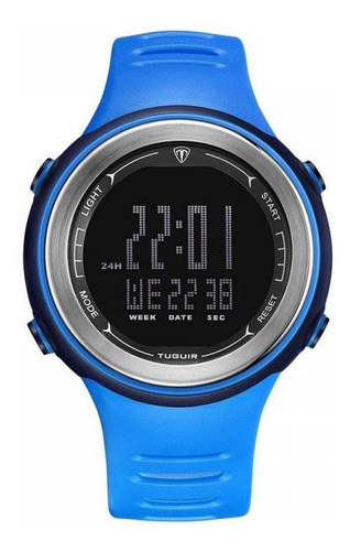 Relógio Masculino Tuguir Digital Tg001 - Azul E Preto