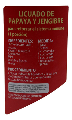 12 Pza Avena Y Semola Trigo Fortificada Quaker 3 Min 400gr